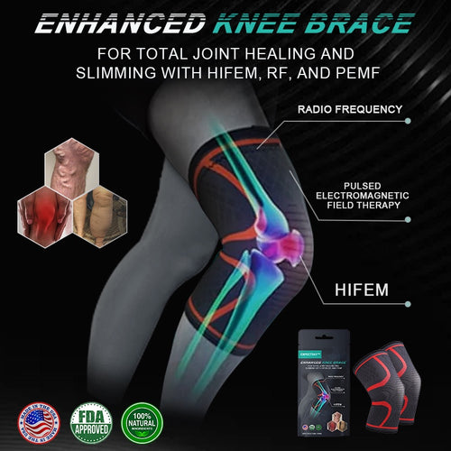 [Official Brand Store] EXPECTSKY® Ionic Enhanced Knee Brace for Total Joint Healing and Slimming with HIFEM, RF, and PEMF(⭐⭐⭐⭐⭐limited time offer, lasts 30 minutes)